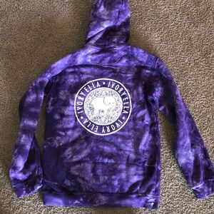 Brand new Ivory Ella purple tie dye hoodie